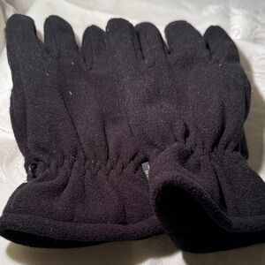 Thermos Men's Black Fleece Gloves